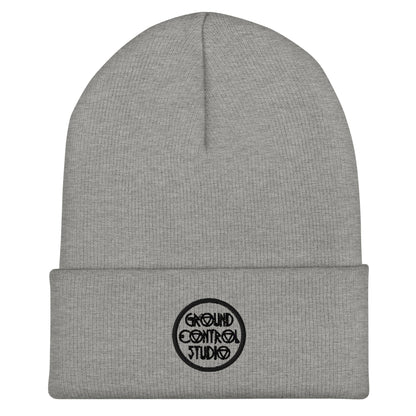 Cuffed Beanie | Ground Control Studio | Badge Logo