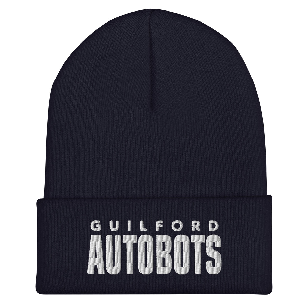 Cuffed Beanie | Guilford Autobots | Modern Script Logo