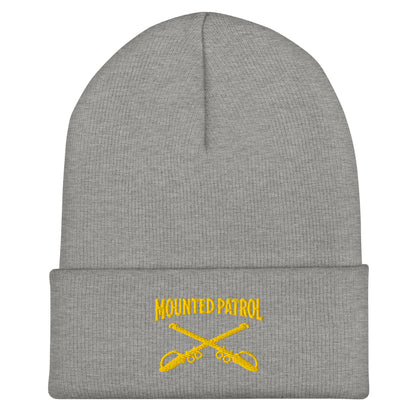 Cuffed Beanie | Metro Nashville Police Department Horse Mounted Patrol | Sabres Logo