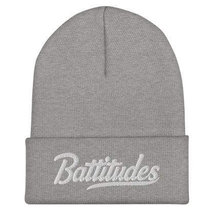 Cuffed Beanie | Battitudes | Script Logo