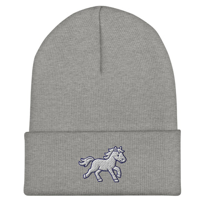 Cuffed Beanie | Pink Pony Athletic Club | Mascot Logo