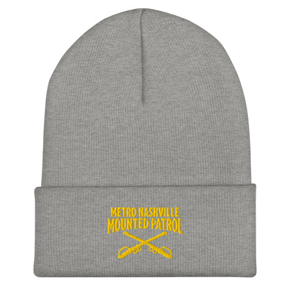 Cuffed Beanie | Metro Nashville Police Department Horse Mounted Patrol | Crest Logo