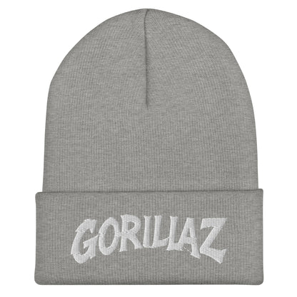 Cuffed Beanie | Gorillaz | Modern Script Logo