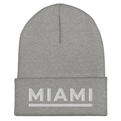 Cuffed Beanie | Miami Women's Hockey | Lettermark Logo