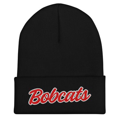Cuffed Beanie | Hemingford Bobcats | Script Logo
