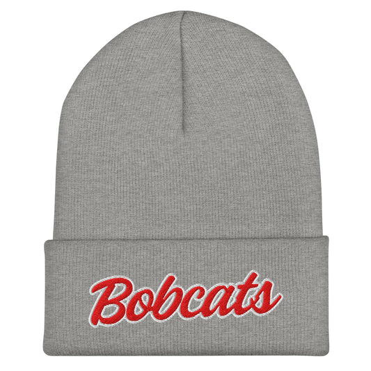 Cuffed Beanie | Hemingford Bobcats | Script Logo