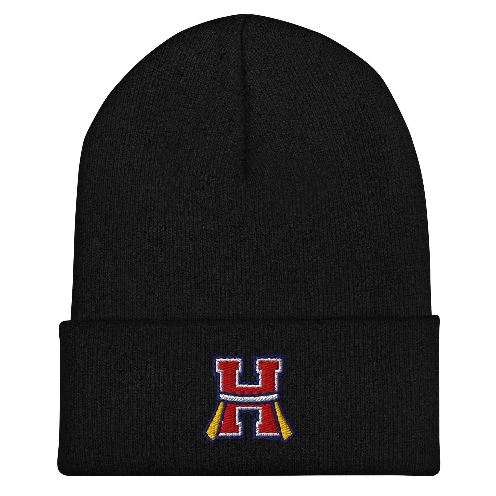 Cuffed Beanie | Hornell Flag Football | H Flags Logo