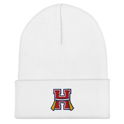 Cuffed Beanie | Hornell Flag Football | H Flags Logo