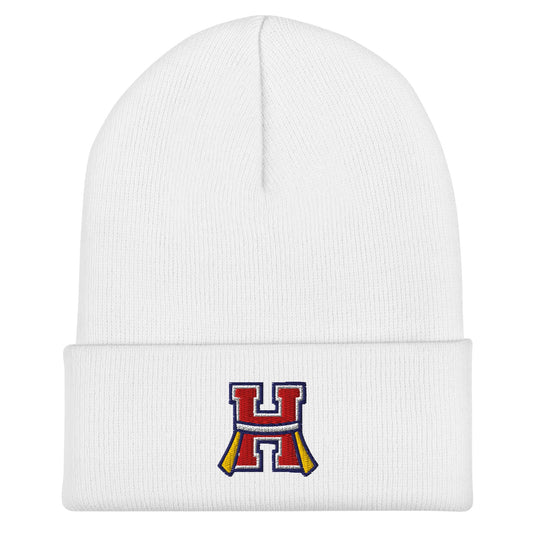 Cuffed Beanie | Hornell Flag Football | H Flags Logo