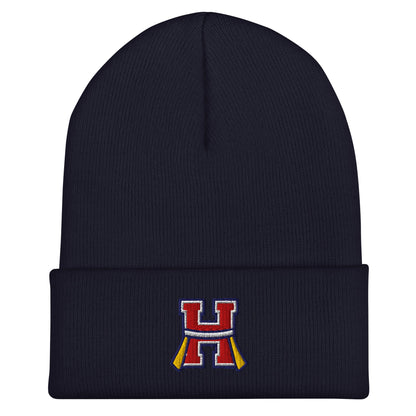 Cuffed Beanie | Hornell Flag Football | H Flags Logo