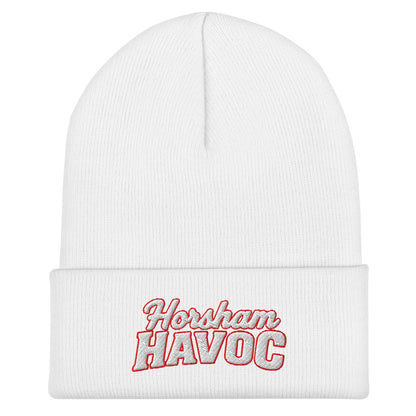 Cuffed Beanie | Horsham Travel Baseball | Havoc Logo