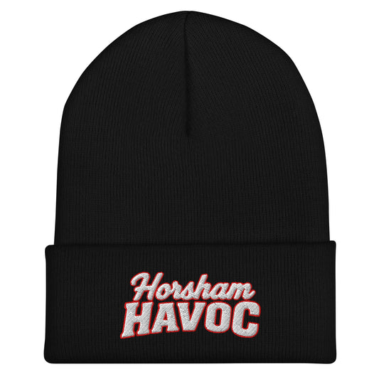 Cuffed Beanie | Horsham Travel Baseball | Havoc Logo