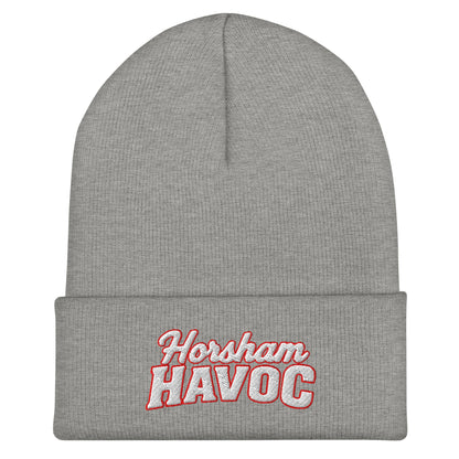 Cuffed Beanie | Horsham Travel Baseball | Havoc Logo