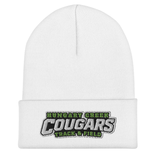 Cuffed Beanie | Hungary Creek Cougar | Shield Logo