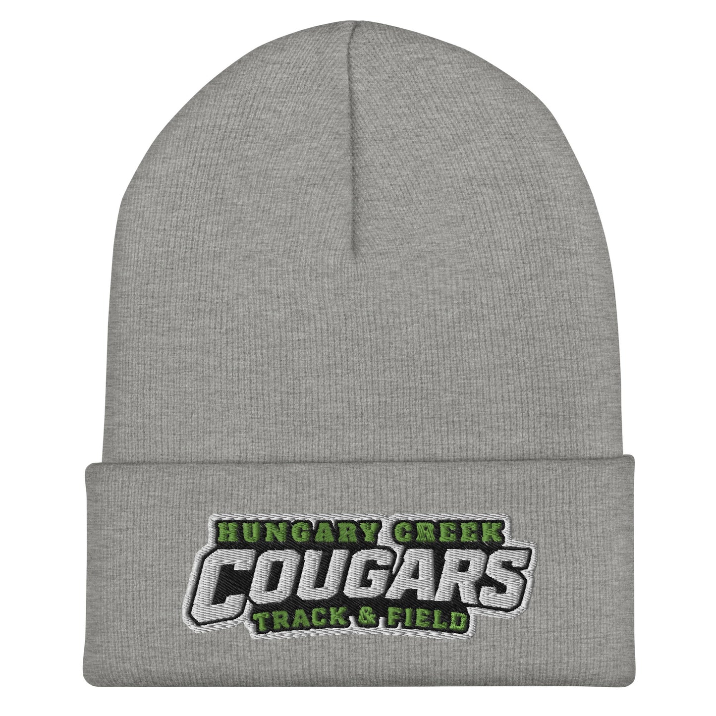 Cuffed Beanie | Hungary Creek Cougar | Shield Logo
