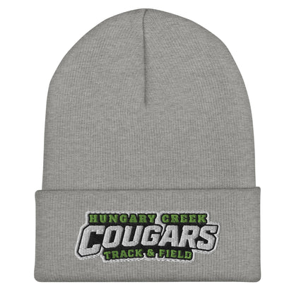 Cuffed Beanie | Hungary Creek Cougar | Shield Logo