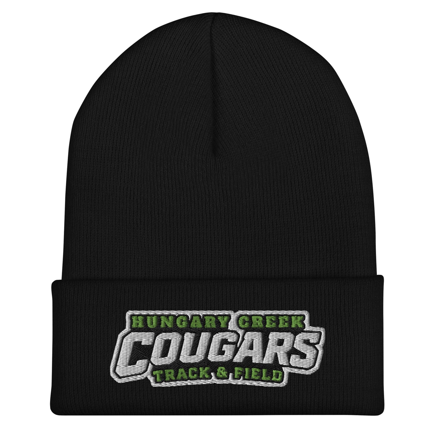 Cuffed Beanie | Hungary Creek Cougar | Shield Logo