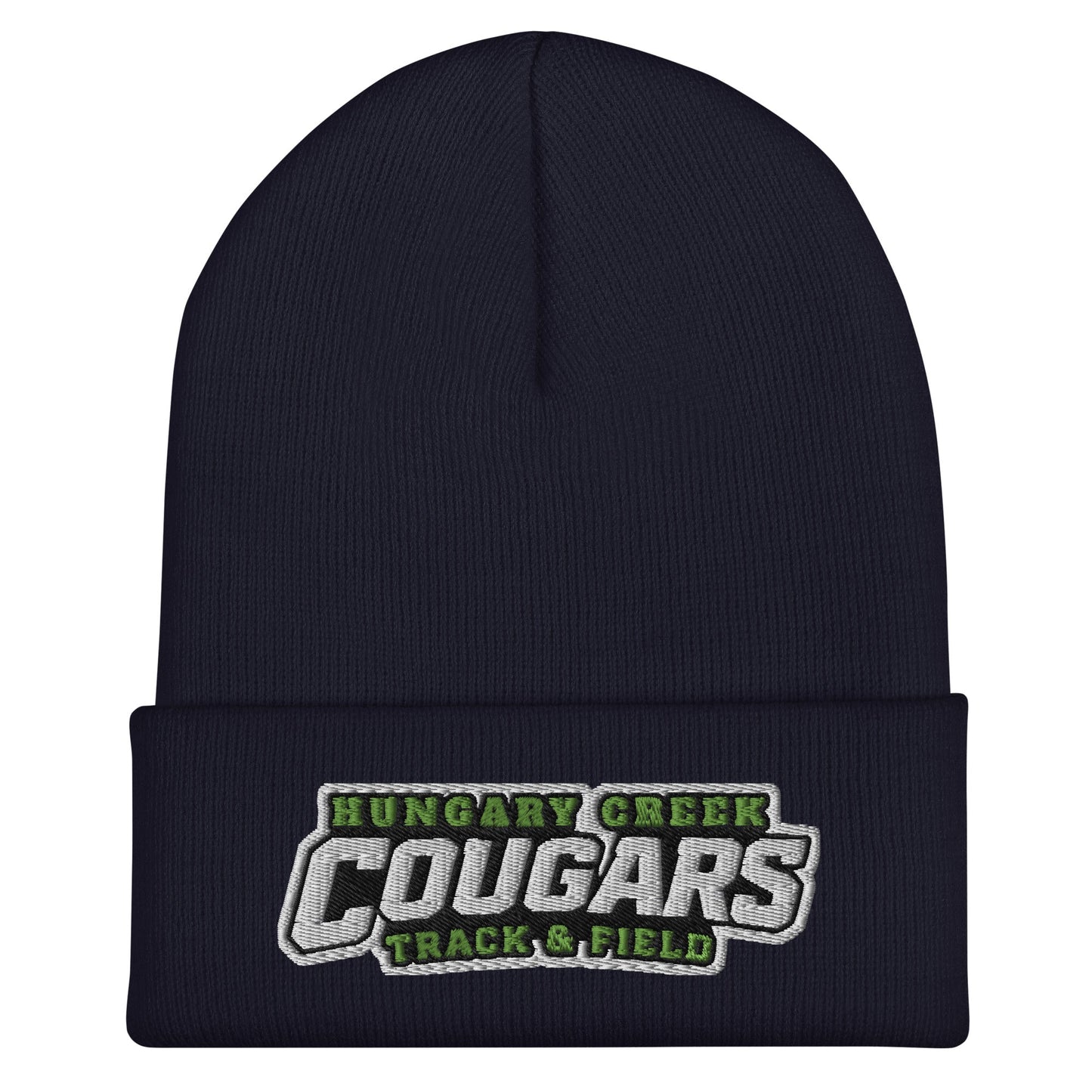 Cuffed Beanie | Hungary Creek Cougar | Shield Logo