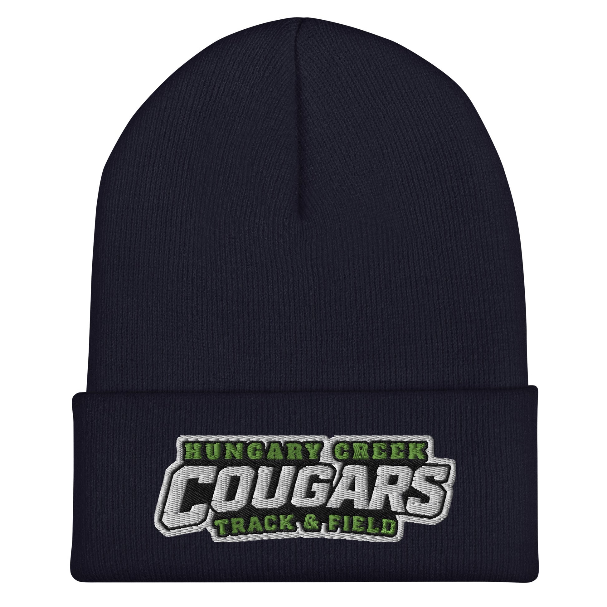 Cuffed Beanie | Hungary Creek Cougar | Shield Logo