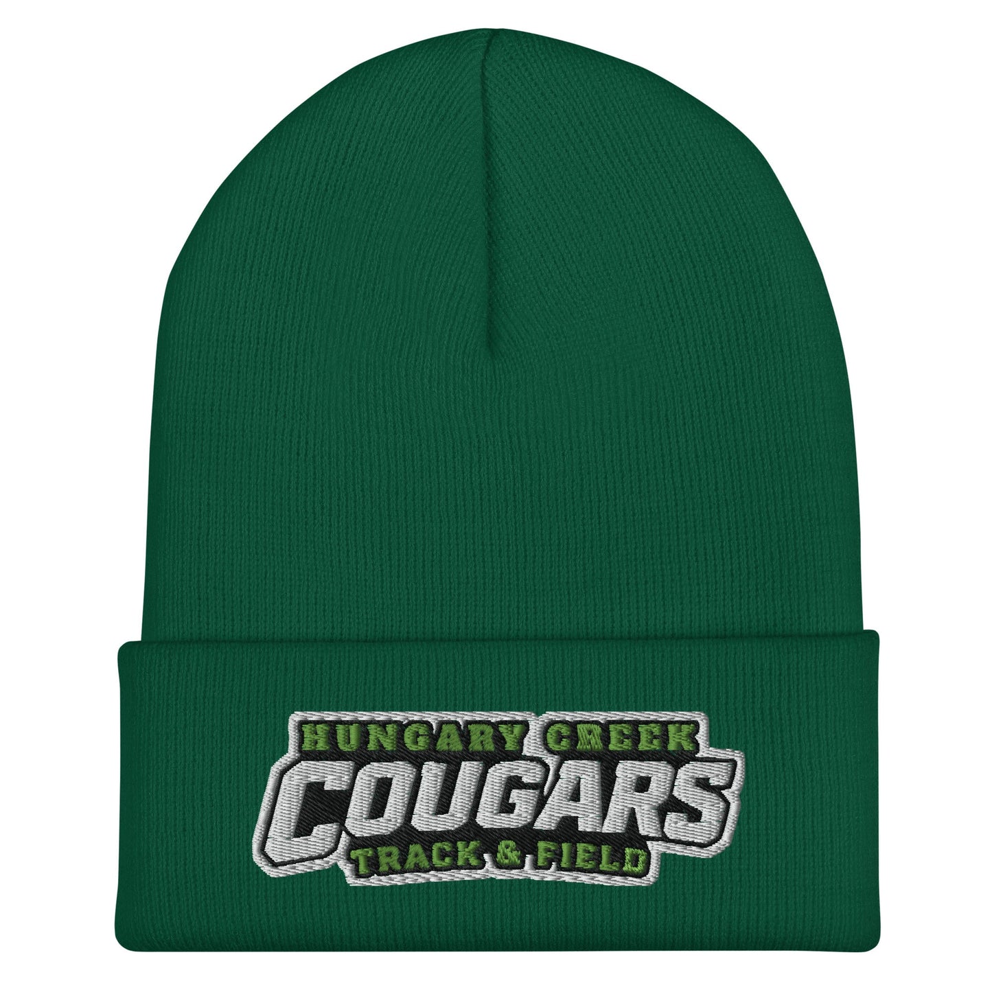 Cuffed Beanie | Hungary Creek Cougar | Shield Logo