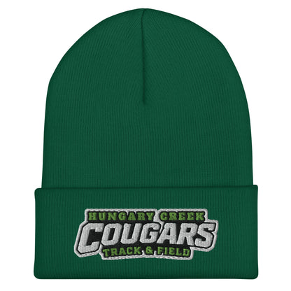 Cuffed Beanie | Hungary Creek Cougar | Shield Logo