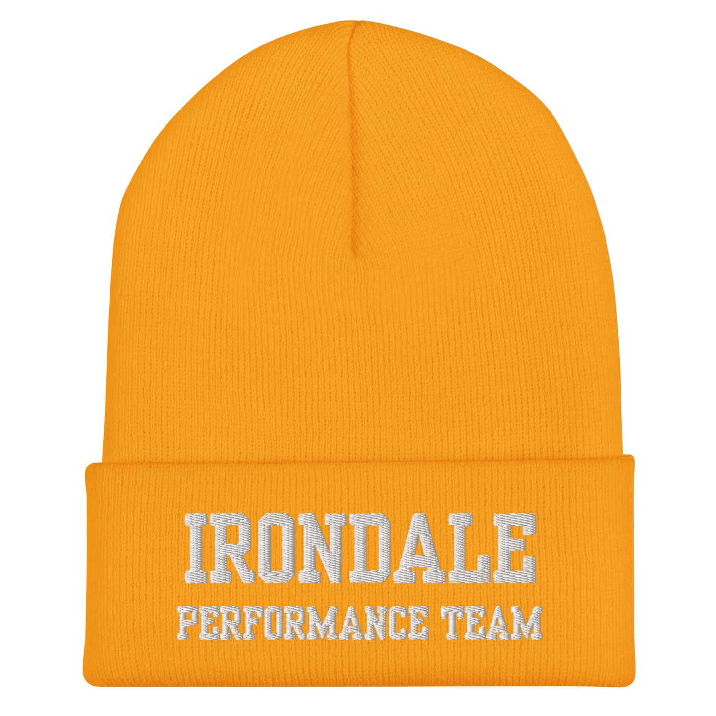 Cuffed Beanie | Irondale Dance Team | Script Logo