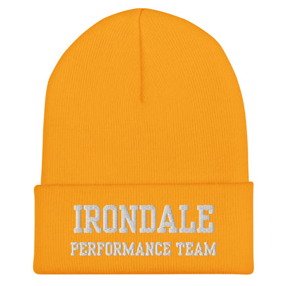 Cuffed Beanie | Irondale Dance Team | Script Logo