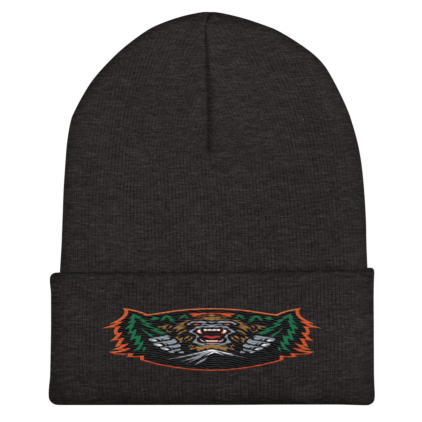 Cuffed Beanie | JBLM Bigfoot Hockey Team | Mascot Logo