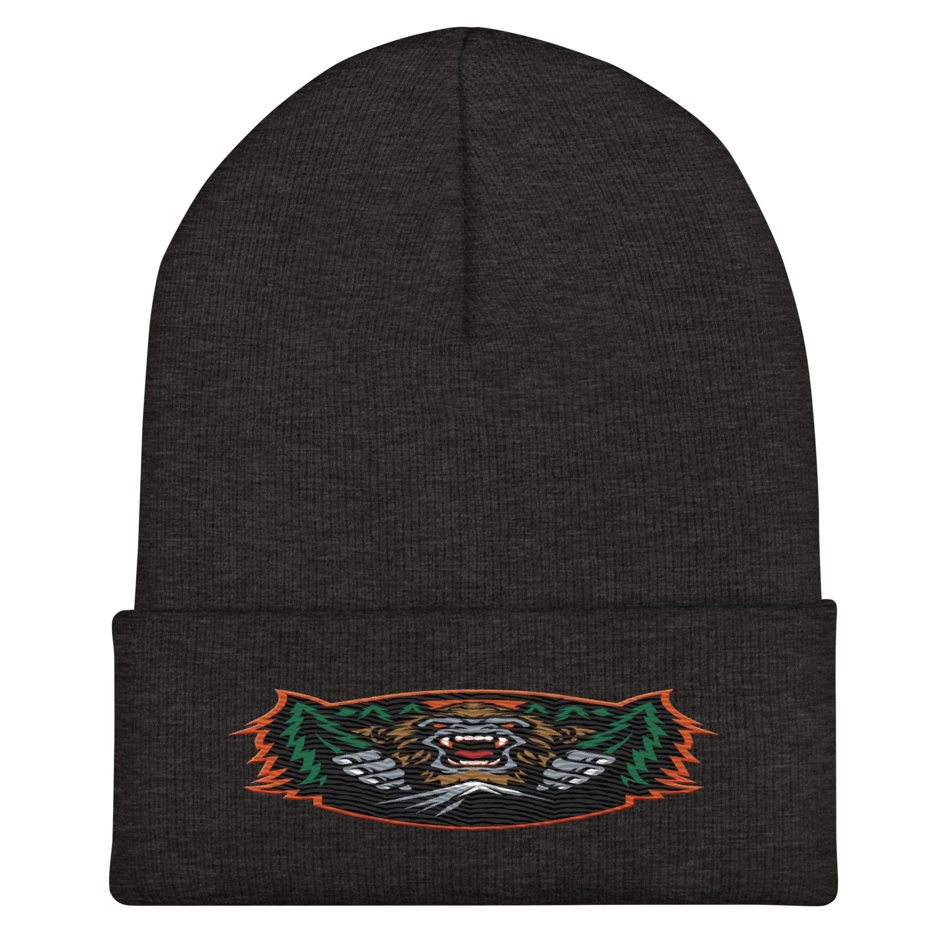 Cuffed Beanie | JBLM Bigfoot Hockey Team | Mascot Logo