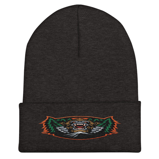 Cuffed Beanie | JBLM Bigfoot Hockey Team | Mascot Logo