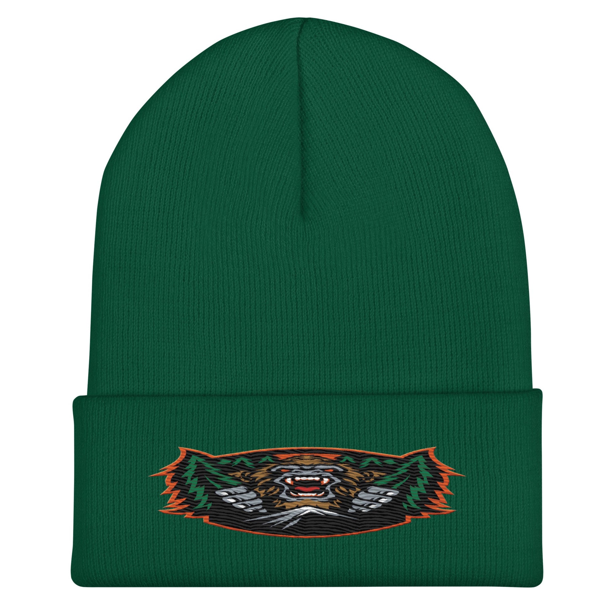 Cuffed Beanie | JBLM Bigfoot Hockey Team | Mascot Logo