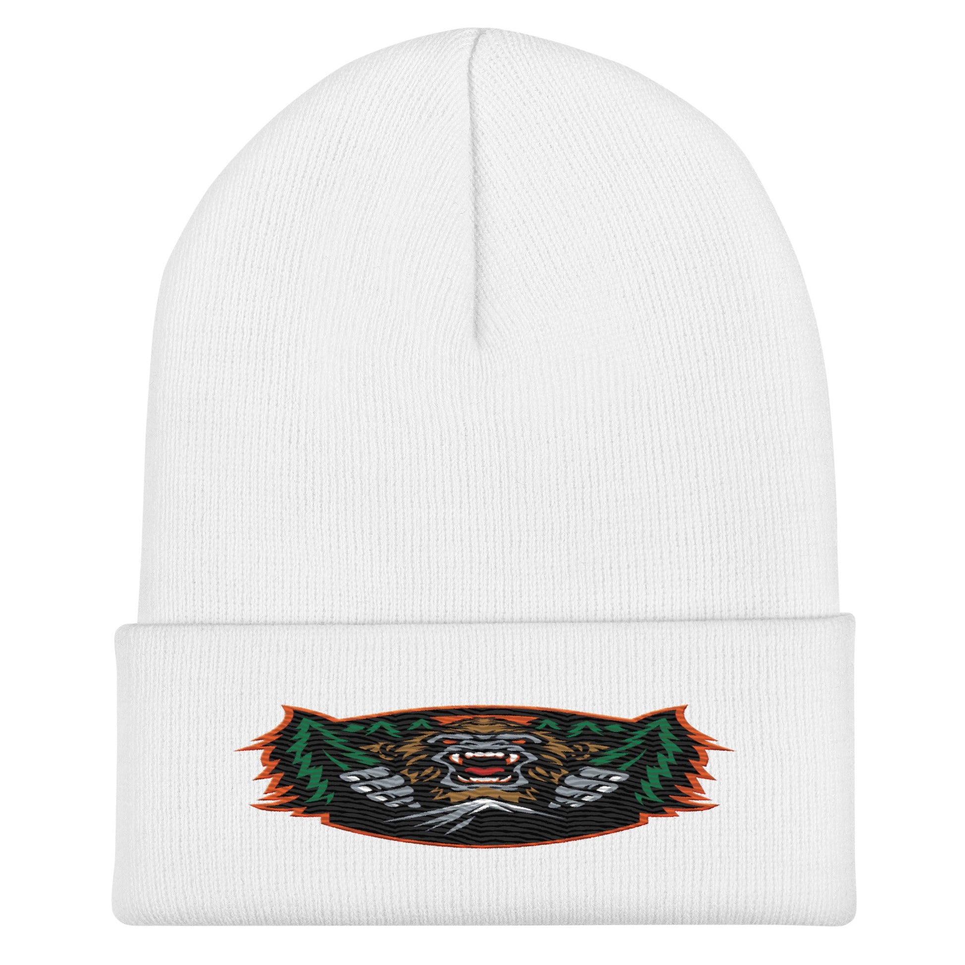 Cuffed Beanie | JBLM Bigfoot Hockey Team | Mascot Logo