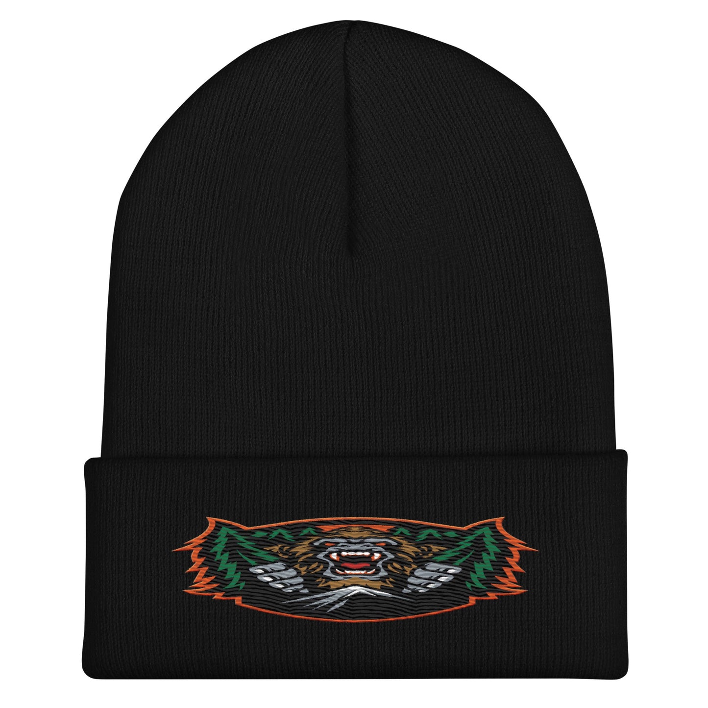 Cuffed Beanie | JBLM Bigfoot Hockey Team | Mascot Logo