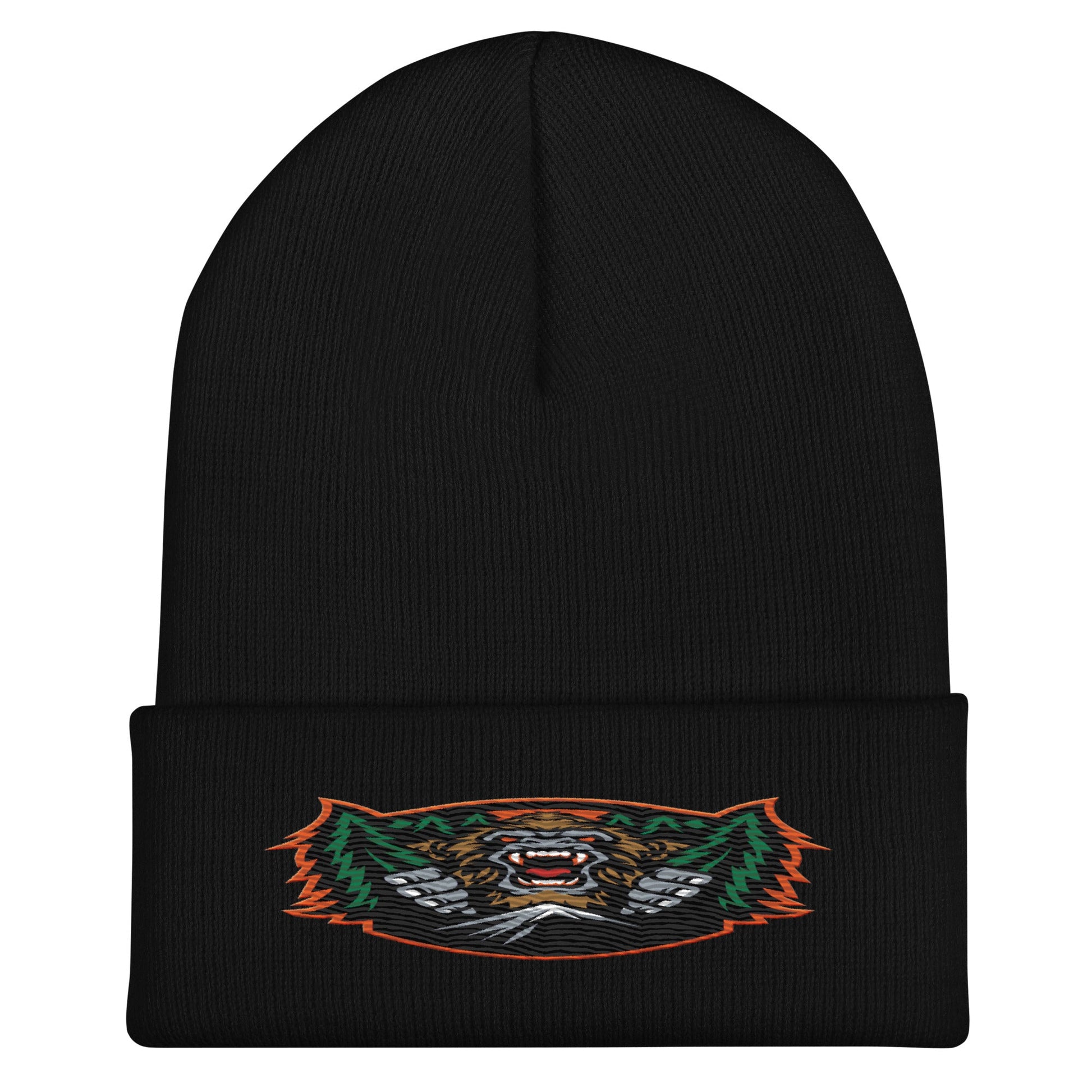 Cuffed Beanie | JBLM Bigfoot Hockey Team | Mascot Logo