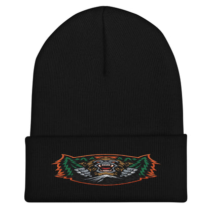 Cuffed Beanie | JBLM Bigfoot Hockey Team | Mascot Logo