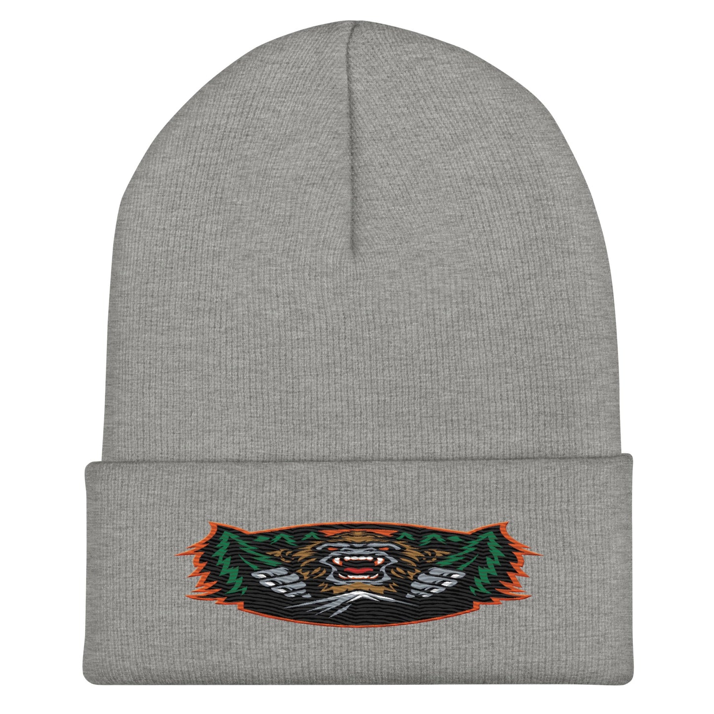 Cuffed Beanie | JBLM Bigfoot Hockey Team | Mascot Logo