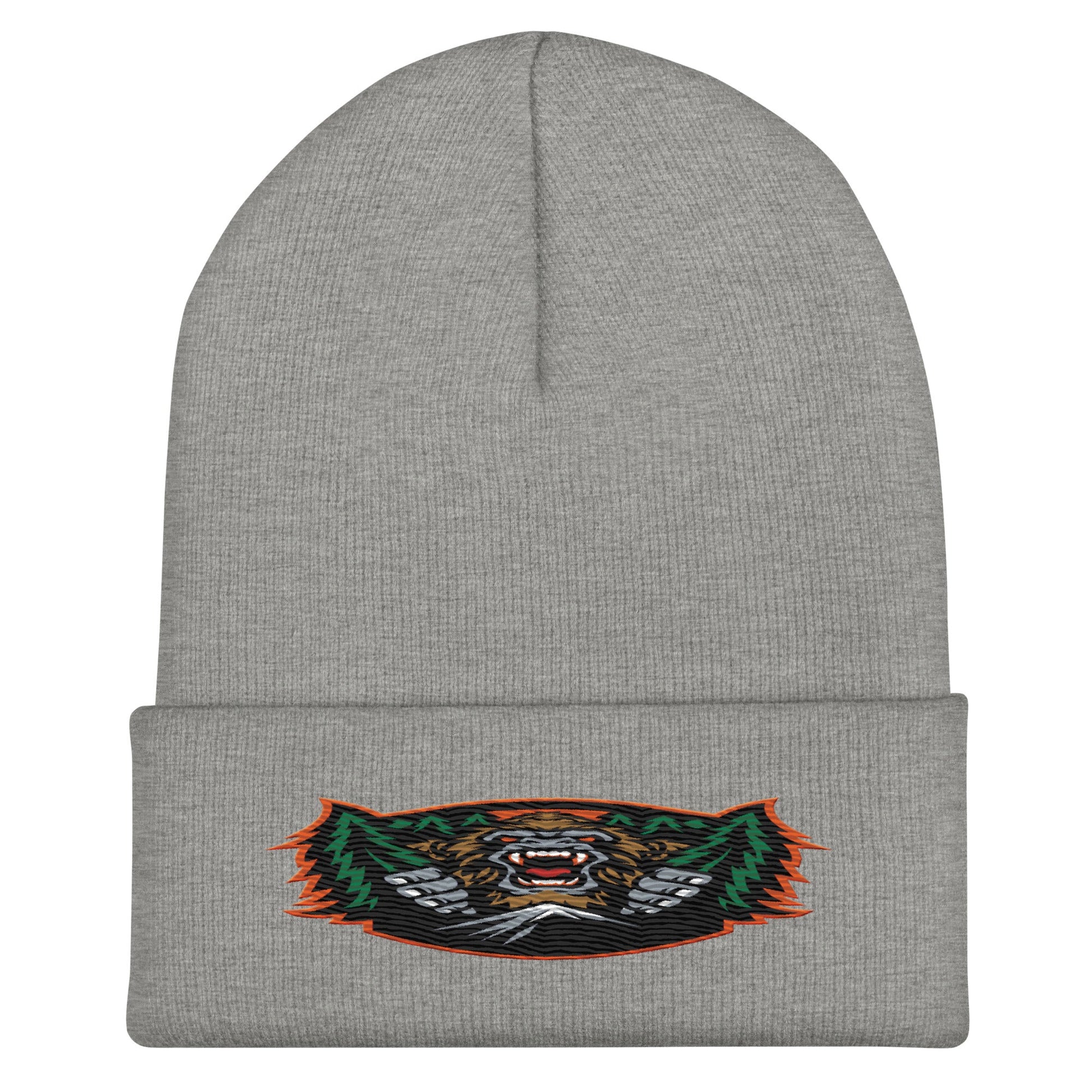 Cuffed Beanie | JBLM Bigfoot Hockey Team | Mascot Logo
