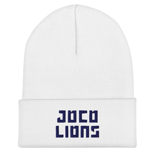 Cuffed Beanie | JoCo Lions | Badge Logo