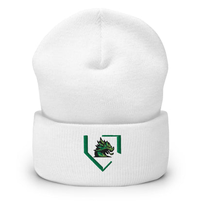 Cuffed Beanie | John Cooper Baseball | Home Dragon Logo
