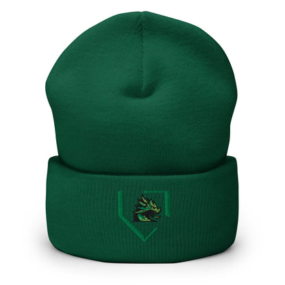 Cuffed Beanie | John Cooper Baseball | Home Dragon Logo