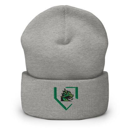 Cuffed Beanie | John Cooper Baseball | Home Dragon Logo