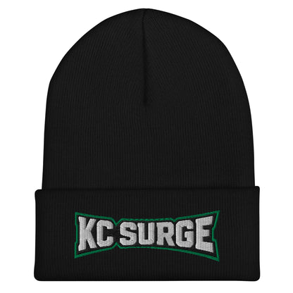 Cuffed Beanie | Kansas City Surge | High Voltage Logo