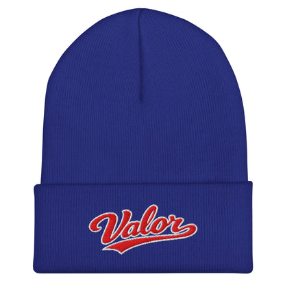 Cuffed Beanie | Kansas Valor Fan Gear | The Standard Logo