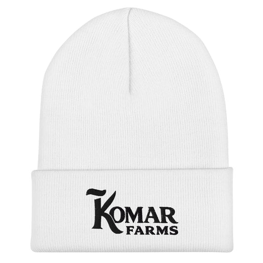 Cuffed Beanie | Komar Farms | Mark Logo