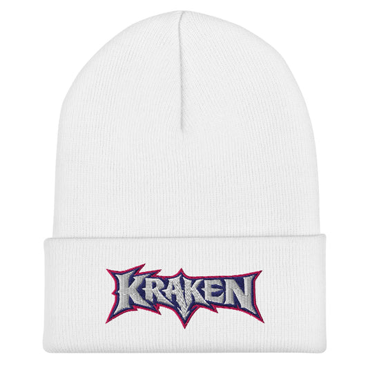 Cuffed Beanie | Kraken Fastpitch | Script Logo