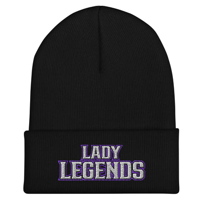 Cuffed Beanie | Lady Legends Volleyball | Script Logo