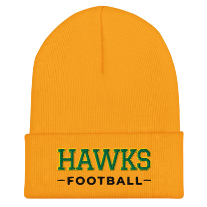 Cuffed Beanie | Lake Minneola Hawks Football | Mark Logo
