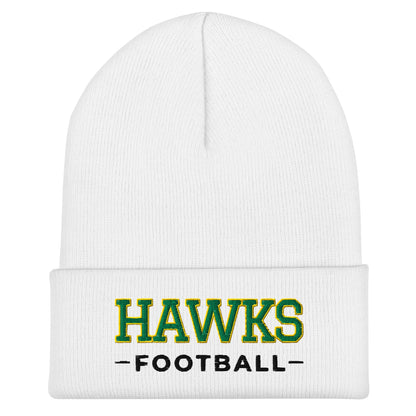 Cuffed Beanie | Lake Minneola Hawks Football | Mark Logo