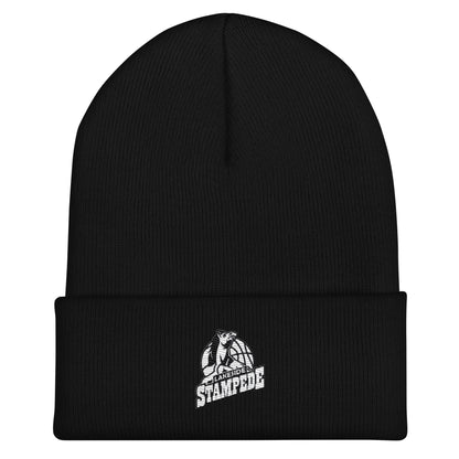 Cuffed Beanie | Lakeside Stampede | Basketball Mascot Logo