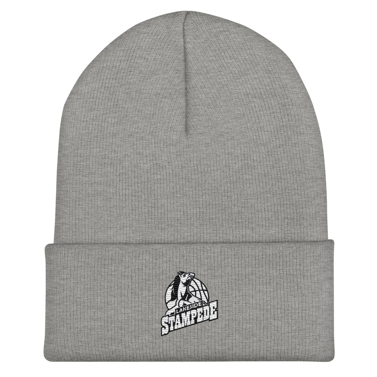 Cuffed Beanie | Lakeside Stampede | Basketball Mascot Logo
